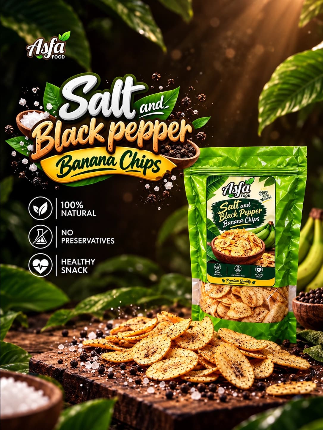 Salt and Pepper Banana Chips